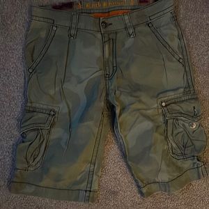 Rock revival cargo shorts